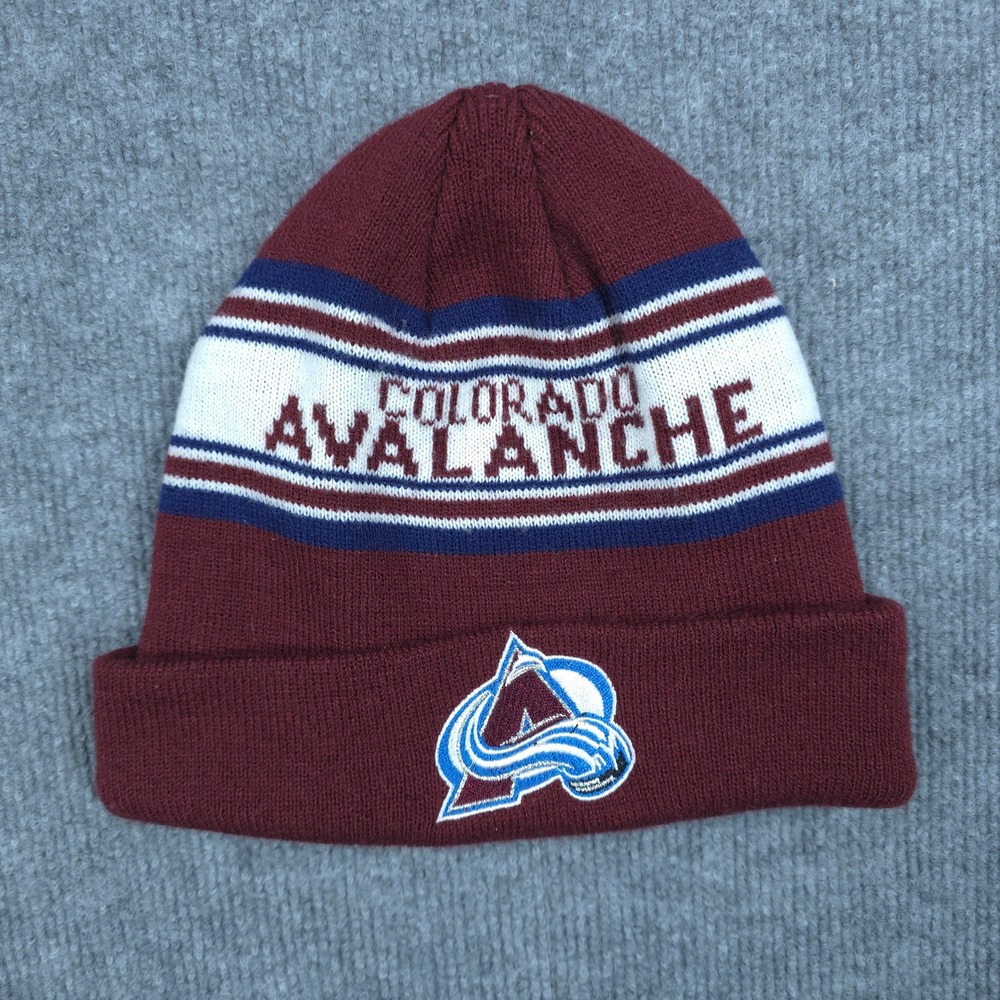 Colorado Avalanche Reebok Hat Cap Beanie Youth Boys OSFM Red NHL Hockey